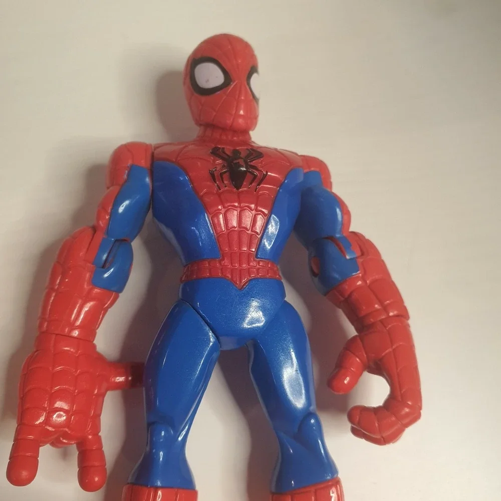Marvel Spider-Man Action Figure 5'‎ Red Blue Articulated Playskool Heroes 2011